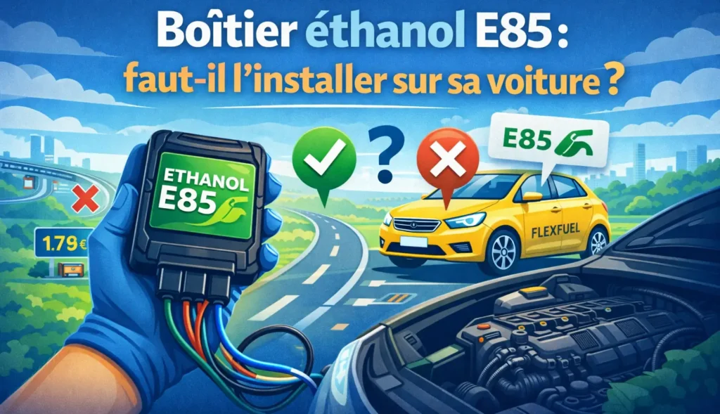 Boîtier éthanol E85 : faut-il l’installer sur sa voiture ? ⛽