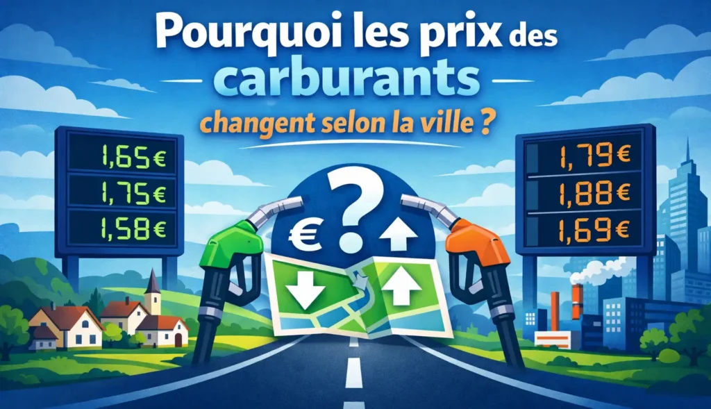 Pourquoi les prix des carburants changent selon la ville ? 🏙️