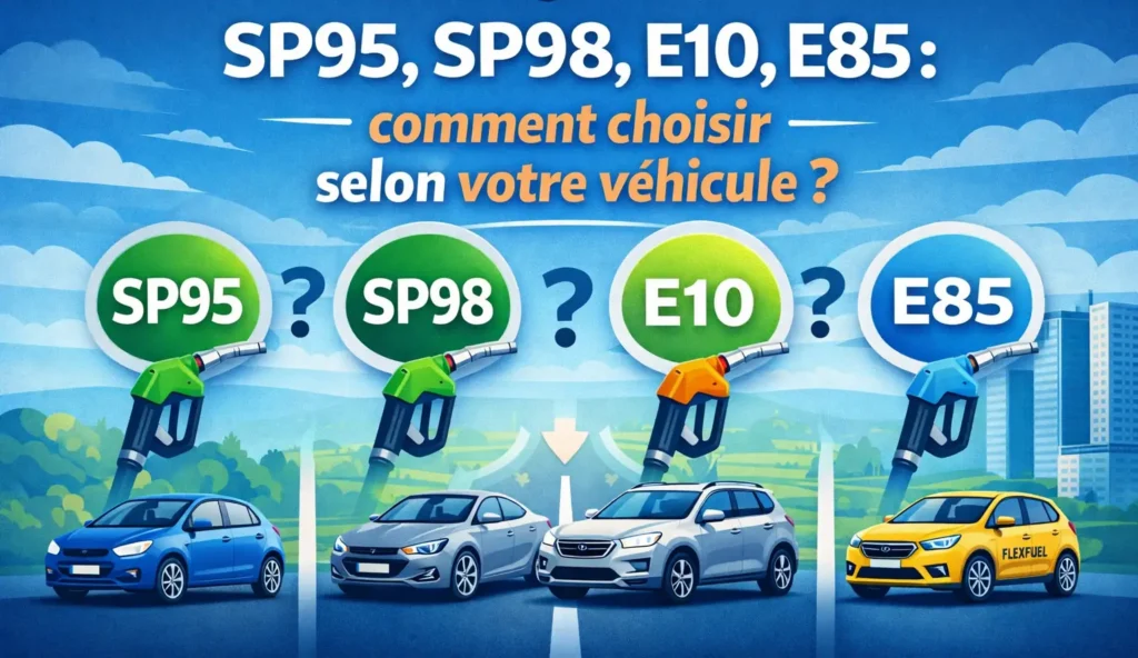 SP95, SP98, E10, E85 : comment choisir selon votre véhicule ? ⛽